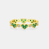 Retro S925 Silver Love Stitching Ring With Geometric Design Electroplated In Platinum Or 18K Gold For Women