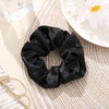 Retro Silk Satin Large Solid Color Hair Scrunchies Wholesale Gooddiy