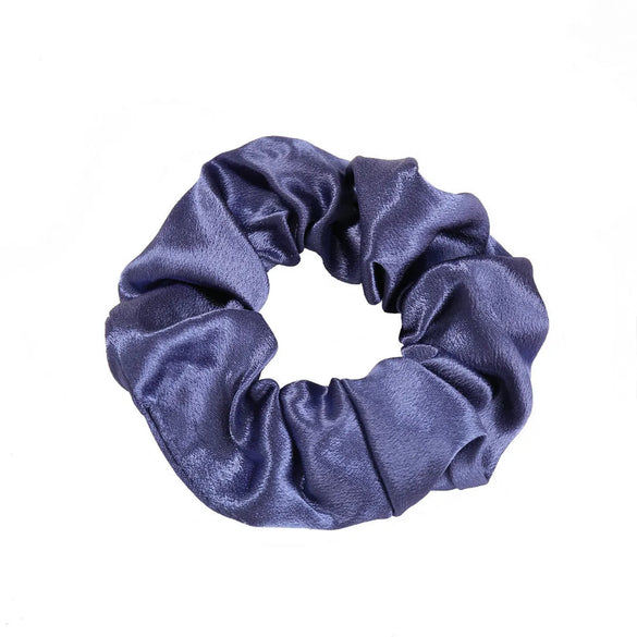 Retro Silk Satin Large Solid Color Hair Scrunchies Wholesale Gooddiy