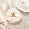Retro Silk Satin Large Solid Color Hair Scrunchies Wholesale Gooddiy