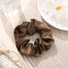 Retro Silk Satin Large Solid Color Hair Scrunchies Wholesale Gooddiy