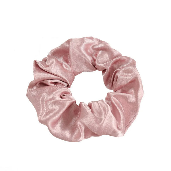 Retro Silk Satin Large Solid Color Hair Scrunchies Wholesale Gooddiy