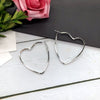 Retro Simple Large Hoop Earrings For Women Alloy Gold Silver Tone Elegant Trendy Statement Ear Jewelry