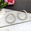 Retro Simple Large Hoop Earrings For Women Alloy Gold Silver Tone Elegant Trendy Statement Ear Jewelry
