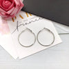 Retro Simple Large Hoop Earrings For Women Alloy Gold Silver Tone Elegant Trendy Statement Ear Jewelry