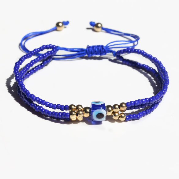 Retro Simple Style Geometric Glass Glass Wholesale Bracelets