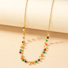Retro Simple Style Round Alloy Plating Women'S Necklace