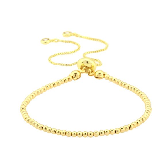 Retro Simple Style Round Copper 18k Gold Plated Zircon Bracelets In Bulk