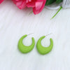Retro Simple Style Water Droplets Arylic Spray Paint Women'S Ear Studs