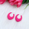 Retro Simple Style Water Droplets Arylic Spray Paint Women'S Ear Studs