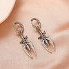 Retro Skull Alloy Earrings In Gothic Punk Hip Hop Disco Style For Couple As Halloween Gift