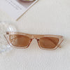 Retro Small Frame Cat's Eye Sunglasses With Pc Frame And Resin Lens