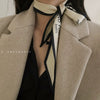 Retro Small Long Simulation Silk Hair Scarf Headband For Women Versatile Medium Length Shirt Matching Neck Scarf For Spring