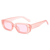 Retro Small Square Sunglasses For Men And Women Full Frame Resin Lens Plastic Frame Anti Uv