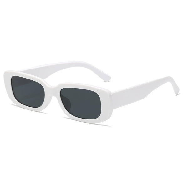 Retro Small Square Sunglasses For Men And Women Full Frame Resin Lens Plastic Frame Anti Uv