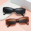 Retro Small Square Sunglasses For Men And Women Full Frame Resin Lens Plastic Frame Anti Uv