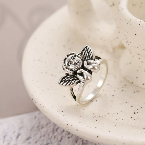 Retro Snake Animal Opening Ring Punk Unisex Alloy Jewelry With Electroplating