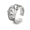 Retro Snake Animal Opening Ring Punk Unisex Alloy Jewelry With Electroplating