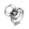 Retro Snake Animal Opening Ring Punk Unisex Alloy Jewelry With Electroplating