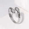 Retro Snake Stainless Steel Rings 1 Piece