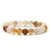 Retro Solid Color Beaded Natural Stone Bracelets