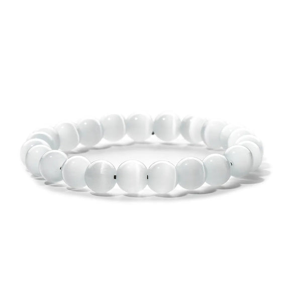 Retro Solid Color Beaded Natural Stone Bracelets