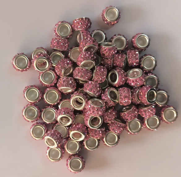 Retro Solid Color Soft Clay Inlay Rhinestones Jewelry Accessories