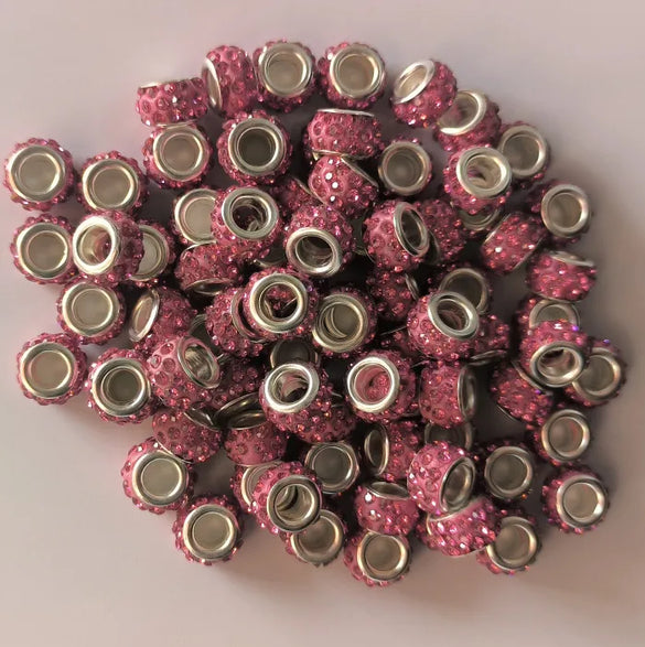 Retro Solid Color Soft Clay Inlay Rhinestones Jewelry Accessories