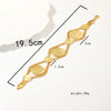 Retro Solid Color Solid Color Copper Plating 18k Gold Plated Bracelets