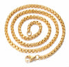 Retro Stainless Steel Gold Plated Pendant Necklace With Electroplated Finish For Women
