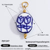 Retro Stainless Steel Handmade Jewelry Pendant With Electroplating