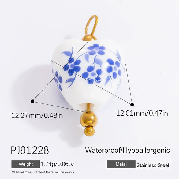 Retro Stainless Steel Handmade Jewelry Pendant With Electroplating