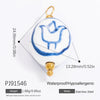 Retro Stainless Steel Handmade Jewelry Pendant With Electroplating