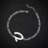 Retro Stainless Steel Letter Charm Bracelet For Women Electroplated Text Jewelry Wholesale