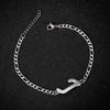 Retro Stainless Steel Letter Charm Bracelet For Women Electroplated Text Jewelry Wholesale