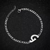 Retro Stainless Steel Letter Charm Bracelet For Women Electroplated Text Jewelry Wholesale