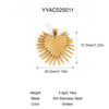 Retro Stainless Steel Pendant Jewelry With Cross And Star Pattern Vacuum Real Gold Electroplating In Pvd Furnace