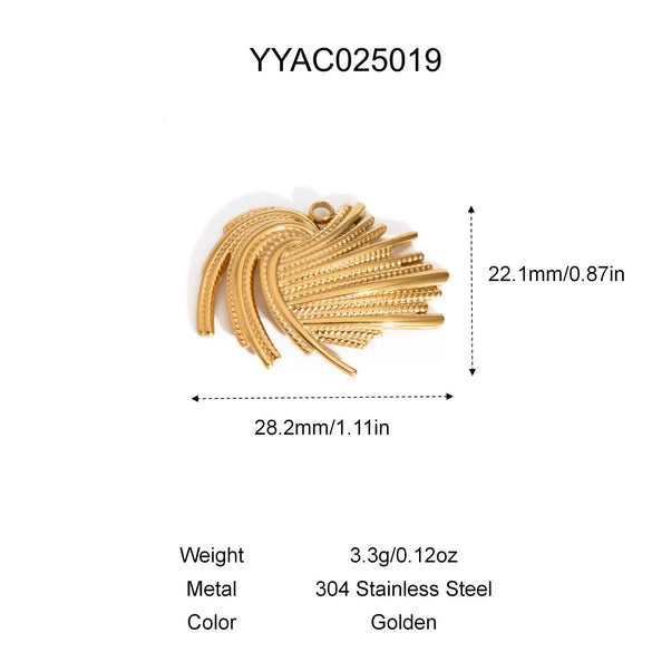 Retro Stainless Steel Pendant Jewelry With Cross And Star Pattern Vacuum Real Gold Electroplating In Pvd Furnace
