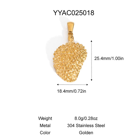 Retro Stainless Steel Pendant Jewelry With Cross And Star Pattern Vacuum Real Gold Electroplating In Pvd Furnace