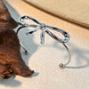 Retro Stainless Steel Starfish Scallop Open Bracelet Electroplated Highend Jewelry