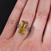 Retro Style Copper Geometric Hollow Carved Jewelry For Women With Golden Purple Crystal Electroplated Finish