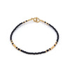 Retro Style Glass Glaze Miyuki Rice Bead Hand Woven Geometric Pattern Thin Girl's Small Bracelet For Women