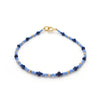 Retro Style Glass Glaze Miyuki Rice Bead Hand Woven Geometric Pattern Thin Girl's Small Bracelet For Women