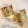 Retro Style Stainless Steel Electroplated Bracelet