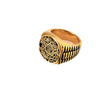 Retro Style Titanium Steel Sixpointed Star Ushaped Electroplated Ring And Bracelet Accessories