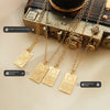 Retro Sun Moon Embossed Titanium Steel Plated Clavicle Chain Necklace For Men And Women