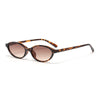 Retro Sweet Solid Color Ac Oval Frame Full Frame Women'S Sunglasses