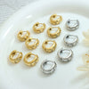 Retro 316L Stainless Steel Gold Plated Geometric Earrings For Women