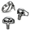 Retro Titanium Steel Ring With Applied Oil Processing