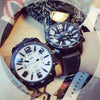 Retro Trendy Watch Metal Silicone Round Dial For Men And Female Students